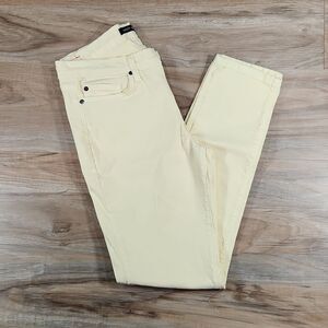 🌞🔸️Angry Rabbit Yellow Mid Rise Stretchy Skinny Jeans Size 11/30